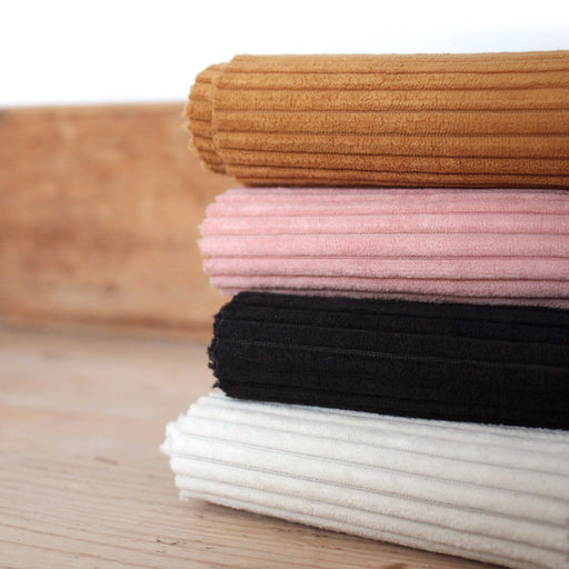 Tissu velours côtelé 450gr/m2 : nombreuses couleurs ! Habillement et ameublement - tissuspipi.com