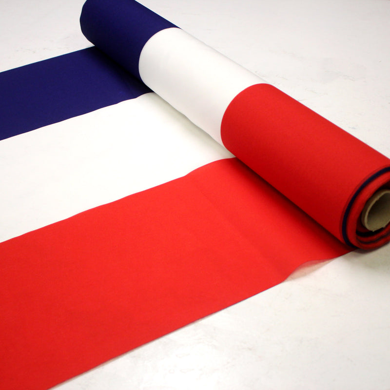 Tissu Drapeau français au mètre - Drapeau France, 80cm de large - tissuspipi.com
