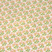Tissu Matelassé coton au patchwork de motifs fleuris et verso fleuri écru - OEKO - TEX - tissuspipi.com