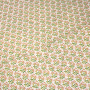 Tissu Matelassé coton au patchwork de motifs fleuris et verso fleuri écru - OEKO - TEX - tissuspipi.com