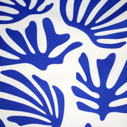 Tissu gabardine imprimée SILHOUETTE : trois motifs bleus et blancs - OEKO - TEX STANDARD 100 - tissuspipi.com