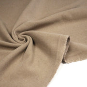Tissu velours de laine marron Cappuccino - Fabrication italienne - tissuspipi.com