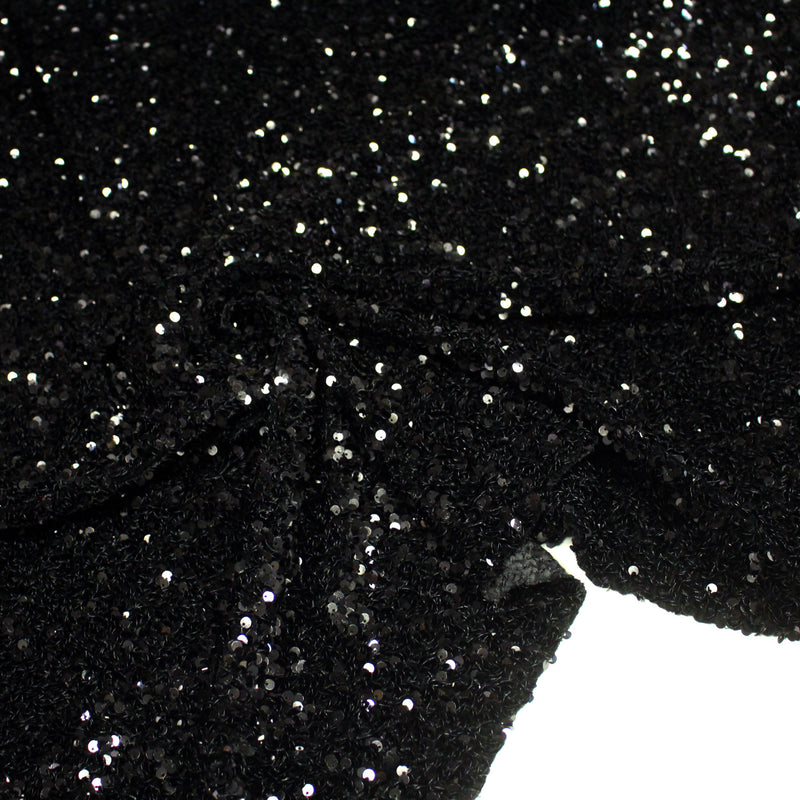 Tissu Sequin paillettes sur velours, nombreuses couleurs ! - tissuspipi.com