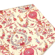 Tissu coton grande largeur 280cm TOILE DE JOUY MONTGOLFIERES jaune & rose - tissuspipi.com