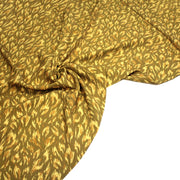 Tissu Viscose fluide MONIQUE faux - uni léopard vert & bronze - OEKO - TEX - tissuspipi.com