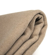 Tissu velours de laine marron Cappuccino - Fabrication italienne - tissuspipi.com