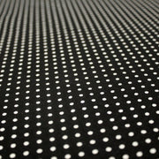 Tissu coton POLKA DOT noir et pois écrus 2mm - tissuspipi.com