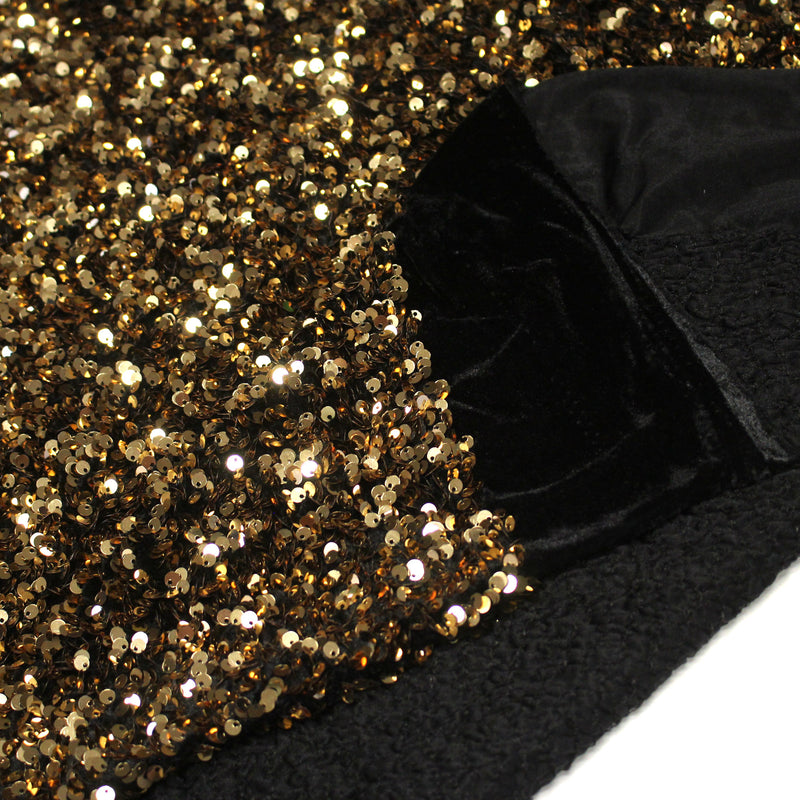 Tissu Sequin paillettes sur velours, nombreuses couleurs ! - tissuspipi.com