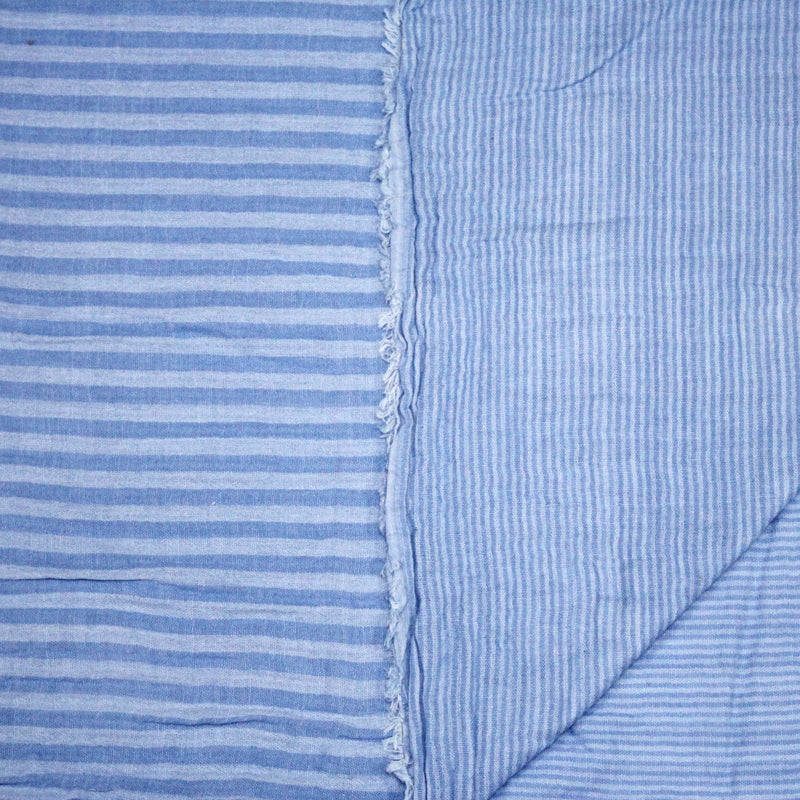 Tissu double gaze coton RAYURES recto verso : nombreuses couleurs ! OEKO - TEX - tissuspipi.com