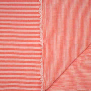 Tissu double gaze coton RAYURES recto verso : nombreuses couleurs ! OEKO - TEX - tissuspipi.com