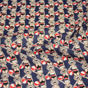 Tissu cotonnade LES NAGEUSES ART DECO - OEKO - TEX STANDARD 100 - tissuspipi.com
