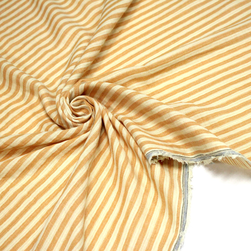 Tissu double gaze coton RAYURES recto verso : nombreuses couleurs ! OEKO - TEX - tissuspipi.com