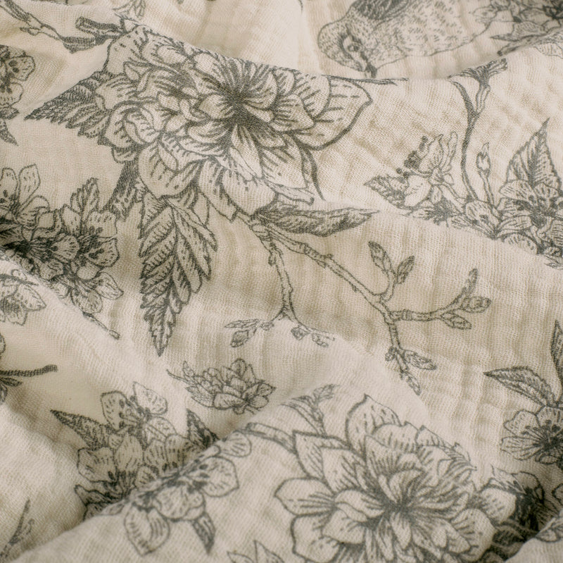 Tissu double gaze TOILE DE JOUY, nombreuses couleurs - STANDARD 100 OEKO - TEX - tissuspipi.com