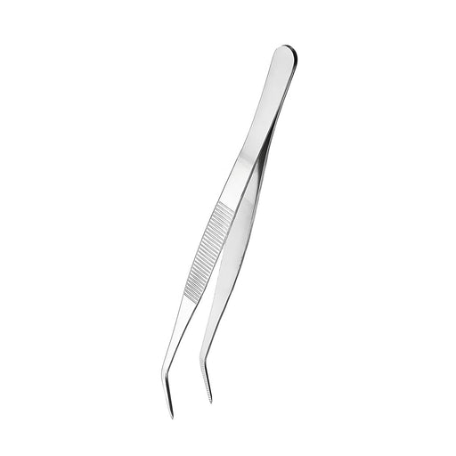Pince courbe inoxydable 14cm, brucelle 14cm – Précision & finesse - tissuspipi.com