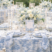 Tissu coton renforcé TOILE DE JOUY grande largeur 280cm : bleu, rouge, vert, gris - OEKO - TEX - tissuspipi.com