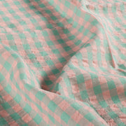 Tissu seersucker coton Vichy : nombreuses couleurs estivales ! - STANDARD 100 OEKO - TEX - tissuspipi.com
