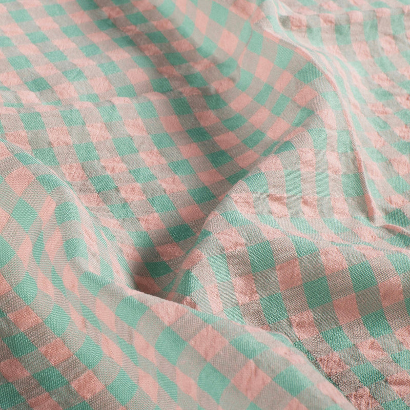 Tissu seersucker coton Vichy : nombreuses couleurs estivales ! - STANDARD 100 OEKO - TEX - tissuspipi.com