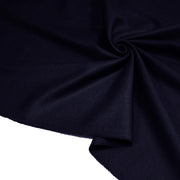 Tissu Drap de laine uni Bleu marine, fabrication italienne - tissuspipi.com