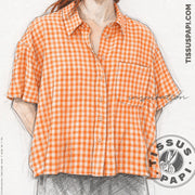 Tissu seersucker coton Vichy : nombreuses couleurs estivales et fluo ! - STANDARD 100 OEKO - TEX - tissuspipi.com