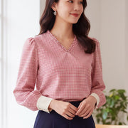 Tissu popeline coton VICHY 3mm rose fuchsia & blanc - tissuspipi.com