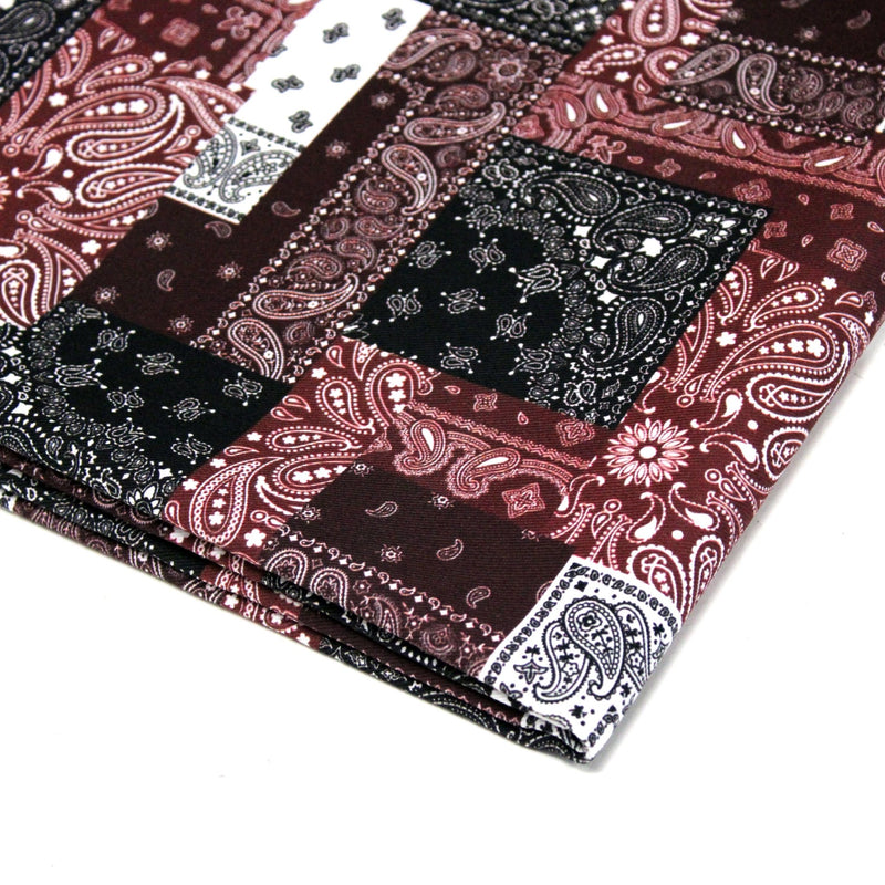 Tissu gabardine coton imprimée motif BANDANA paisley : nombreuses couleurs ! - OEKO-TEX STANDARD 100 - tissuspipi.com