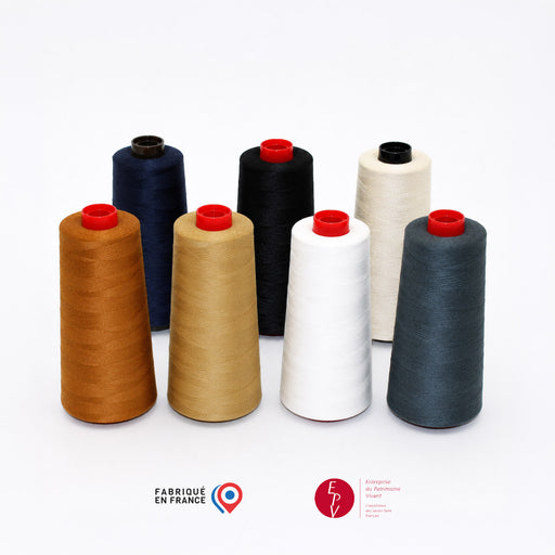 Cône de fil de fabrication française : nombreuses couleurs - STANDARD 100 BY OEKO-TEX - tissuspipi.com