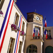 Tissu Drapeau français au mètre - Drapeau France, 80cm de large - tissuspipi.com