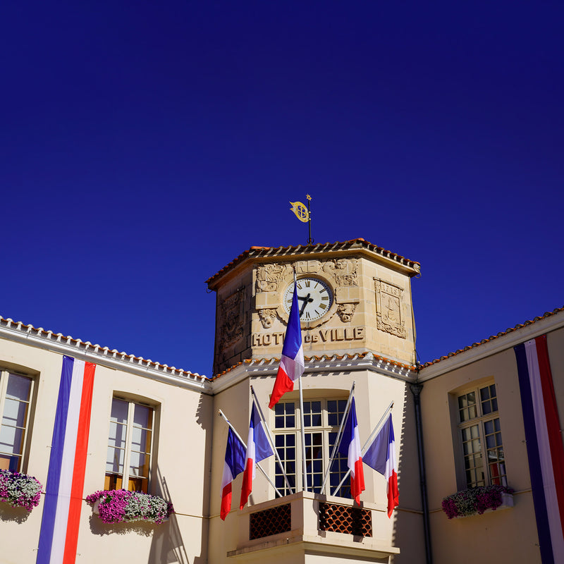 Tissu Drapeau français au mètre - Drapeau France, 80cm de large - tissuspipi.com