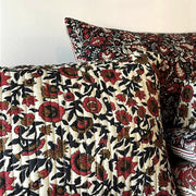 Tissu matelassé coton indien, motif traditionnel floral : nombreuses couleurs et fleuris au choix! - tissuspipi.com