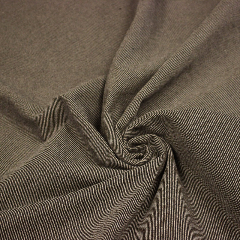 Tissu SERGÉ DENIM DE COTON ÉPAIS : trois couleurs - Matière recyclée & fabrication française - tissuspipi.com