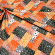 Tissu gabardine coton imprimée motif BANDANA paisley : nombreuses couleurs ! - OEKO-TEX STANDARD 100 - tissuspipi.com