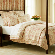 Tissu coton grande largeur 280cm TOILE DE JOUY MONTGOLFIERES jaune & rose - tissuspipi.com