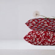Tissu cotonnade LES EVENTAILS japonais : rouge ou bleu - OEKO - TEX - tissuspipi.com