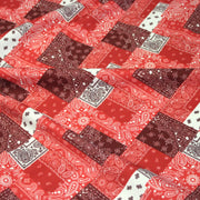 Tissu gabardine coton imprimée motif BANDANA paisley : nombreuses couleurs ! - OEKO-TEX STANDARD 100 - tissuspipi.com