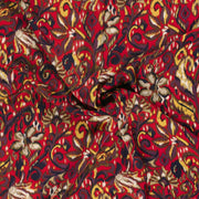 Tissu habillement satin duchesse, imprimé fleur indien multicolore : nombreuses couleurs - tissuspipi.com