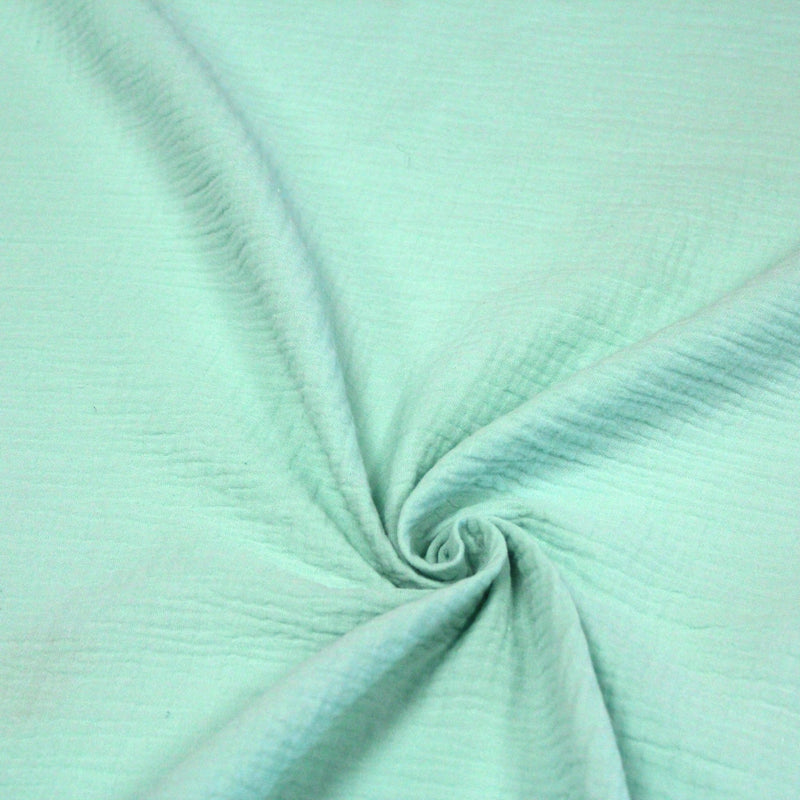 Tissu double gaze de coton : des dizaines de couleurs ! STANDARD 100 OEKO - TEX - tissuspipi.com