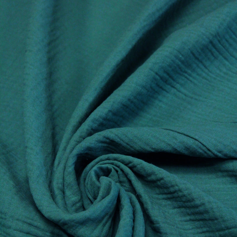 Tissu double gaze de coton : des dizaines de couleurs ! STANDARD 100 OEKO - TEX - tissuspipi.com