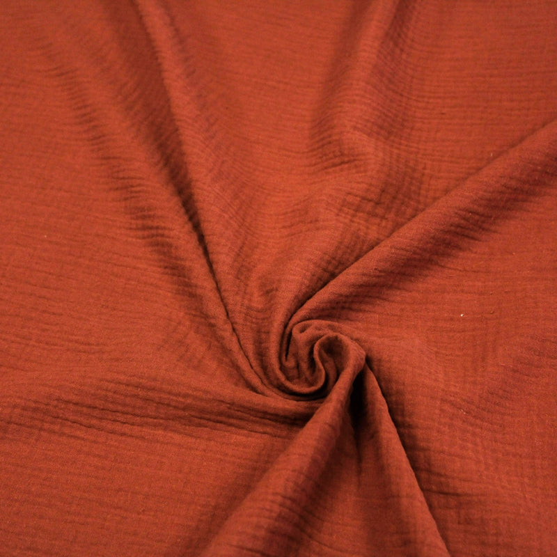 Tissu double gaze de coton : des dizaines de couleurs ! STANDARD 100 OEKO - TEX - tissuspipi.com