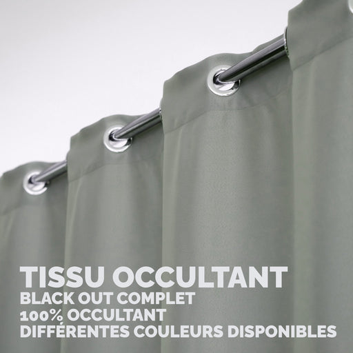 Tissu occultant, black out complet 100% occultant : différentes couleurs disponibles - tissuspipi.com