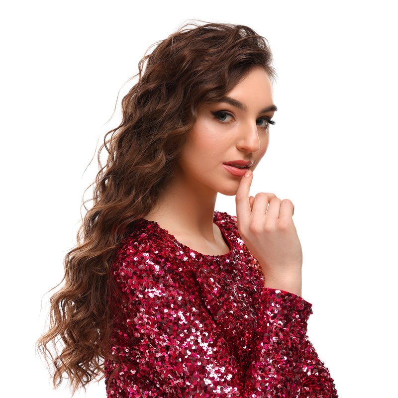 Tissu Sequin paillettes sur velours, nombreuses couleurs ! - tissuspipi.com