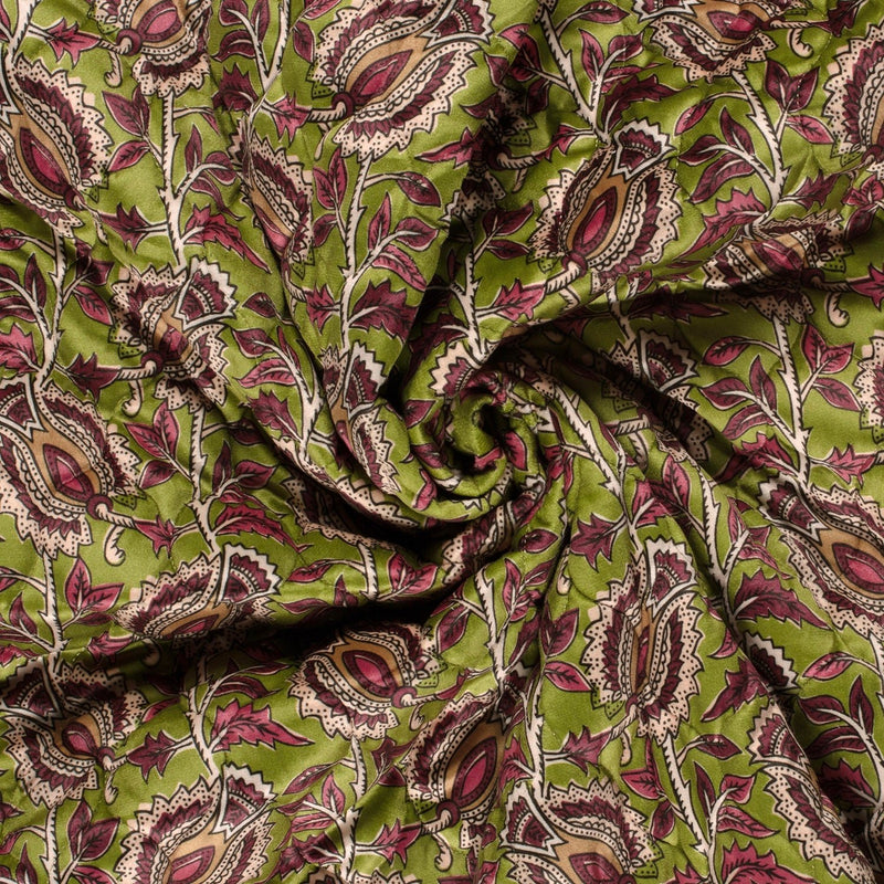 Tissu velours matelassé INDIENNES fleuries, nombreuses couleurs - STANDARD 100 OEKO-TEX - tissuspipi.com