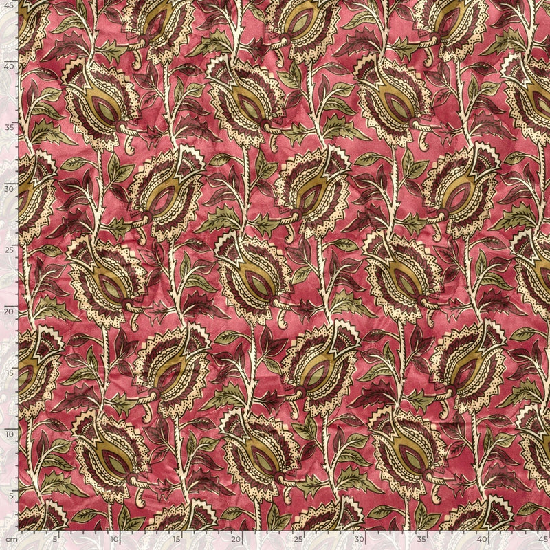 Tissu velours matelassé INDIENNES fleuries, nombreuses couleurs - STANDARD 100 OEKO-TEX - tissuspipi.com