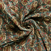 Tissu velours matelassé INDIENNES fleuries, nombreuses couleurs - STANDARD 100 OEKO-TEX - tissuspipi.com