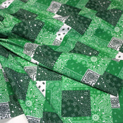 Tissu gabardine coton imprimée motif BANDANA paisley : nombreuses couleurs ! - OEKO-TEX STANDARD 100 - tissuspipi.com
