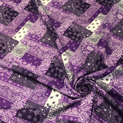 Tissu gabardine coton imprimée motif BANDANA paisley : nombreuses couleurs ! - OEKO-TEX STANDARD 100 - tissuspipi.com