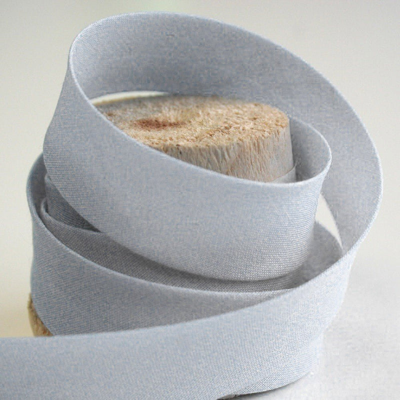 Biais de coton uni gris clair - tissuspipi.com