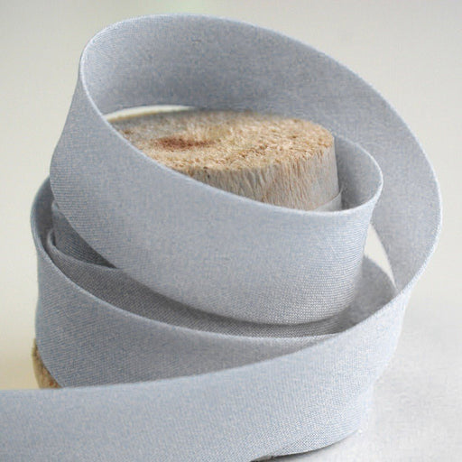 Biais de coton uni gris clair - tissuspipi.com