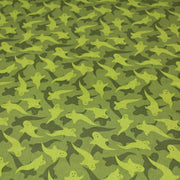 Tissu popeline de coton aux fantômes verts, fond vert - COLLECTION HALLOWEEN - tissuspipi.com