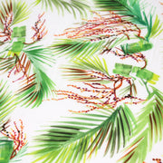 Tissu UBATUBA Voile de coton Feuilles tropicales & fond écru - tissuspipi.com