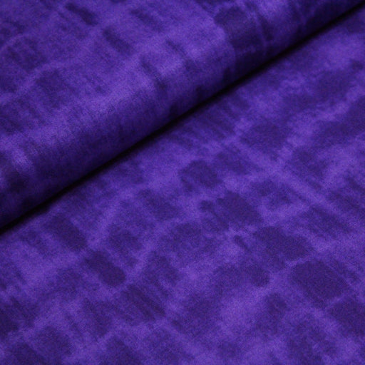 Tissu de coton tie & dye violet - tissuspipi.com